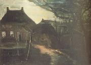 Vincent Van Gogh The Parsonage at Nuenen by Moonlight (nn04) Sweden oil painting reproduction